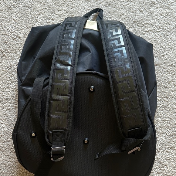Versace Black and Gold Backpack with Modern Design - Picture 2 of 4
